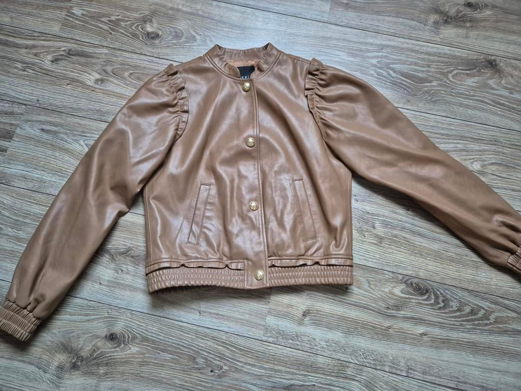 Nikkie jas maat M nieuwstaat, Kleding | Dames, Jassen | Zomer, Maat 38/40 (M), Bruin, Nieuw, Ophalen of Verzenden