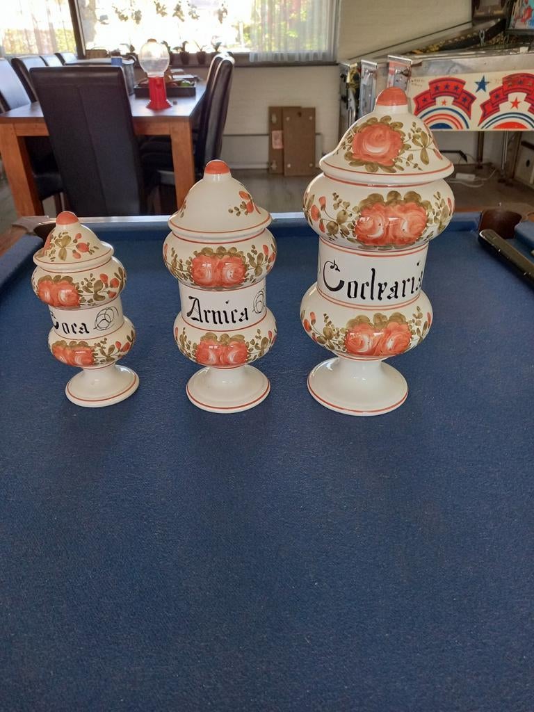 Mooie set potten, Antiek en Kunst, Antiek | Emaille, Ophalen