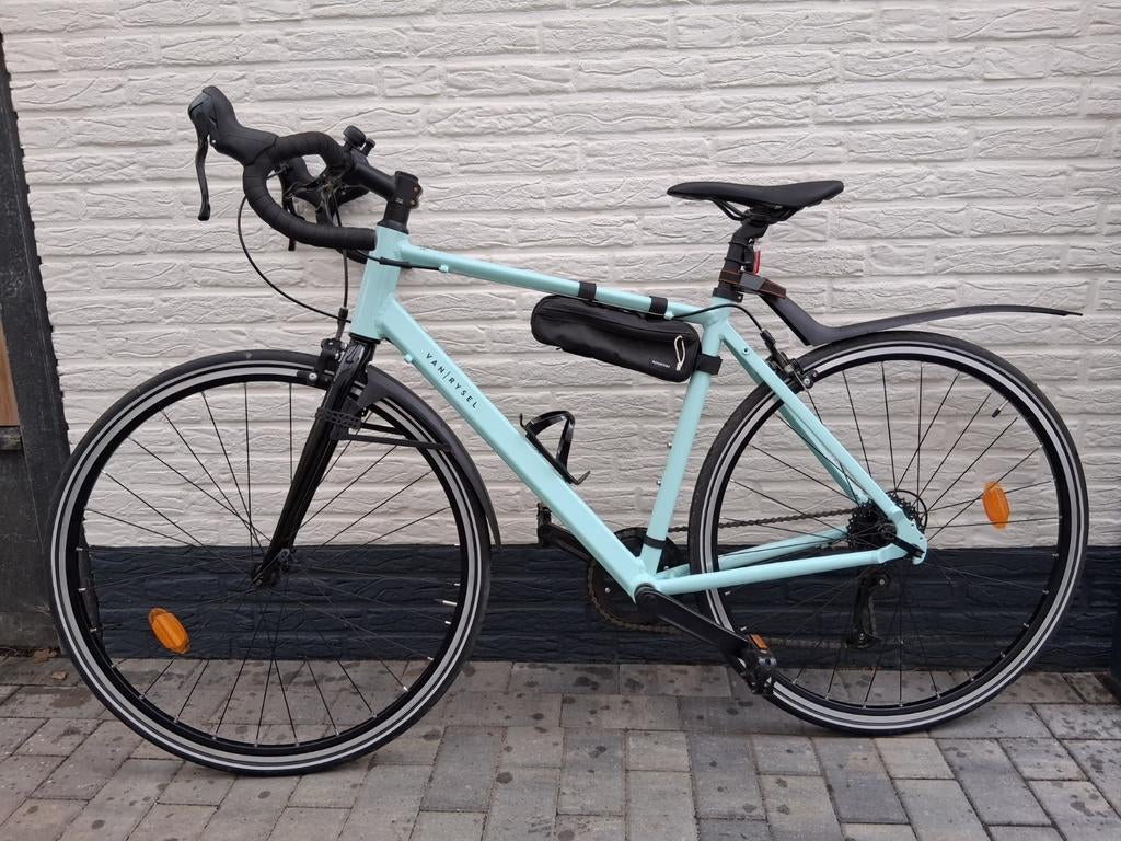 Dames racefiets Triban 100, Fietsen en Brommers, Fietsen | Racefietsen, 49 tot 53 cm, Zo goed als nieuw, Dames, Ophalen