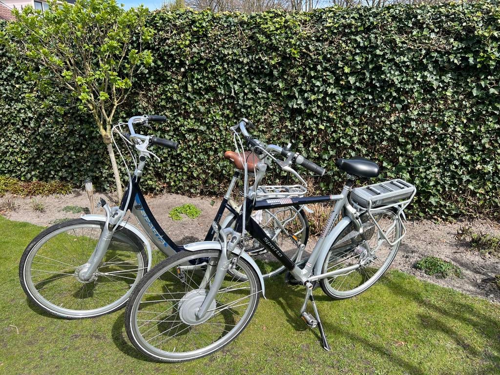 2 elektrische sparta fietsen ( voor onderdelen ), Fietsen en Brommers, Elektrische fietsen, Gebruikt, Sparta, Ophalen
