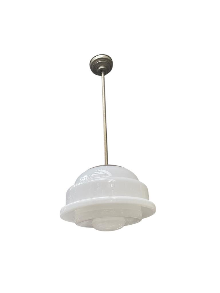 Antieke schoollamp, bijzonder model, Antiek en Kunst, Ophalen