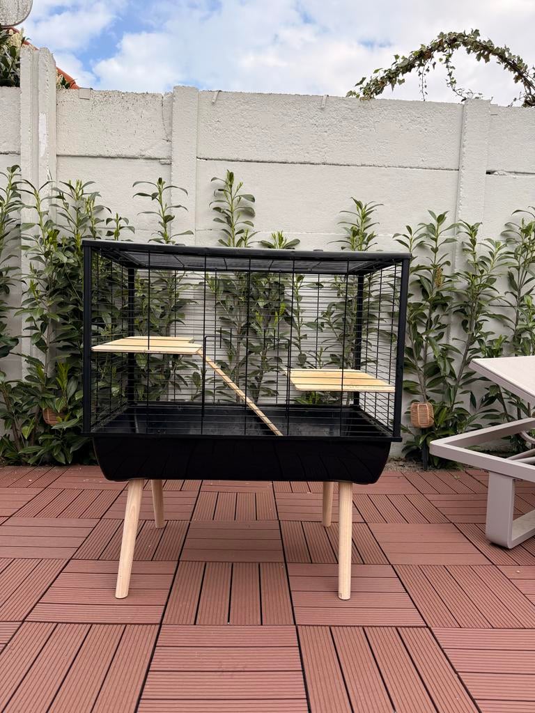 Super mooi Konijnenhok, Dieren en Toebehoren, Knaagdieren en Konijnen | Hokken en Kooien, Ophalen, Konijn, 60 tot 90 cm, Zo goed als nieuw