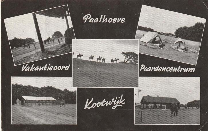 KOOTWIJK Paalhoeve Vakantieoord Paardencentrum, Verzamelen, Ansichtkaarten | Nederland, Gelopen, Gelderland, 1960 tot 1980, Verzenden