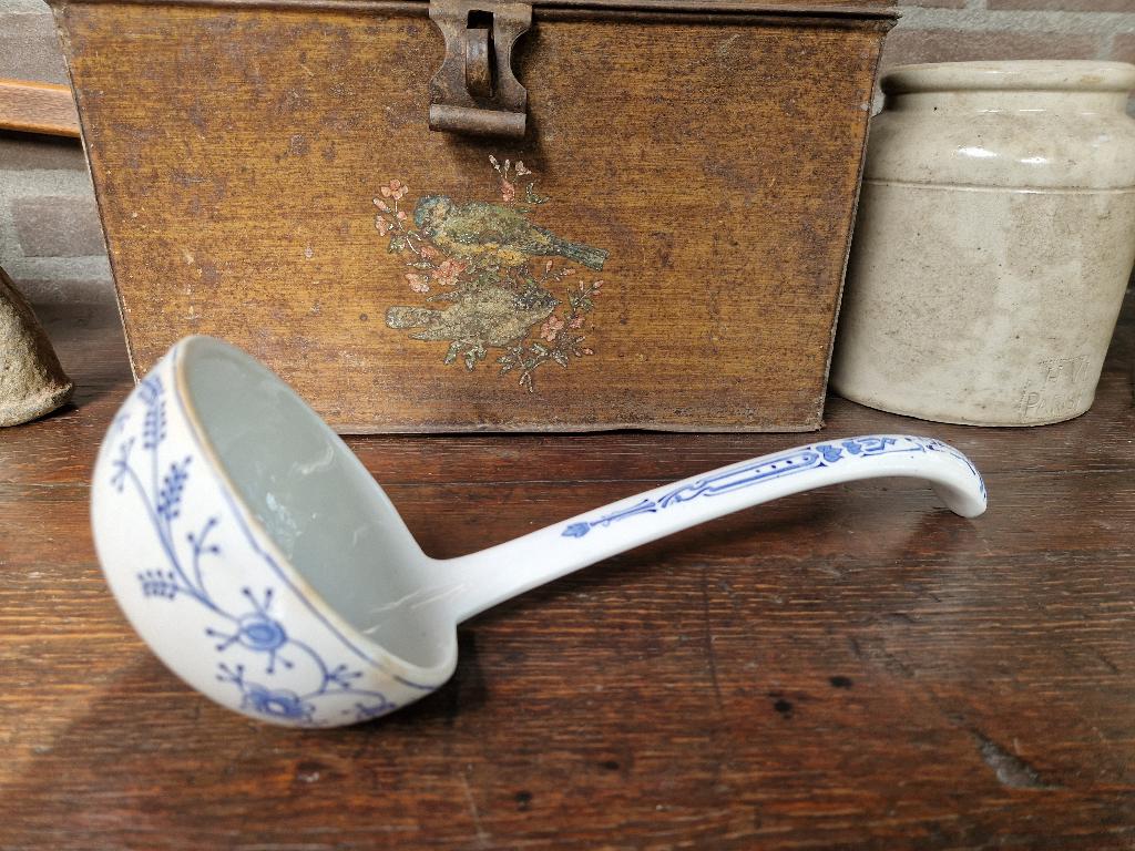 Pollepel - soeplepel Boch La Louvire Meissen, Ophalen of Verzenden