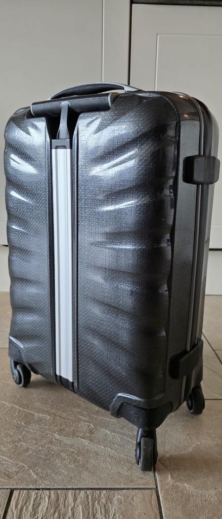 Samsonite spinner 55, Gebruikt, 50 tot 60 cm, Hard kunststof, Verzenden