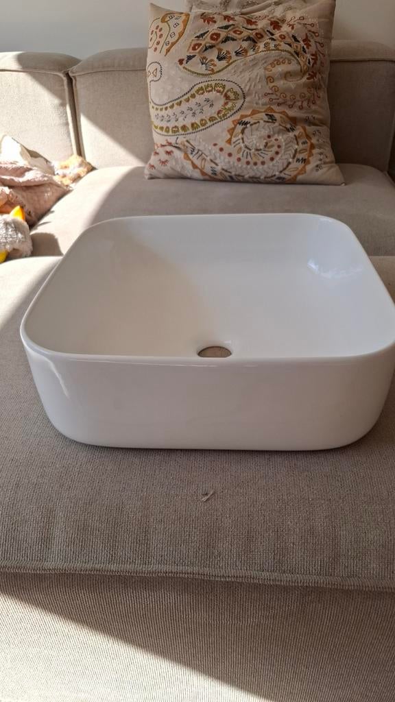 Aqua Vive opzet waskom wit keramiek, Ophalen
