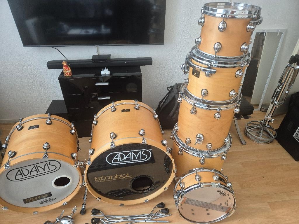 Drumstel, Muziek en Instrumenten, Drumstellen en Slagwerk, Ophalen, Gebruikt, Overige merken