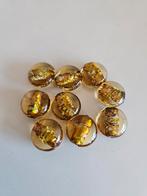 Mooie  oude glazen kralen met goudfolie, Ophalen, Nieuw, Kraal