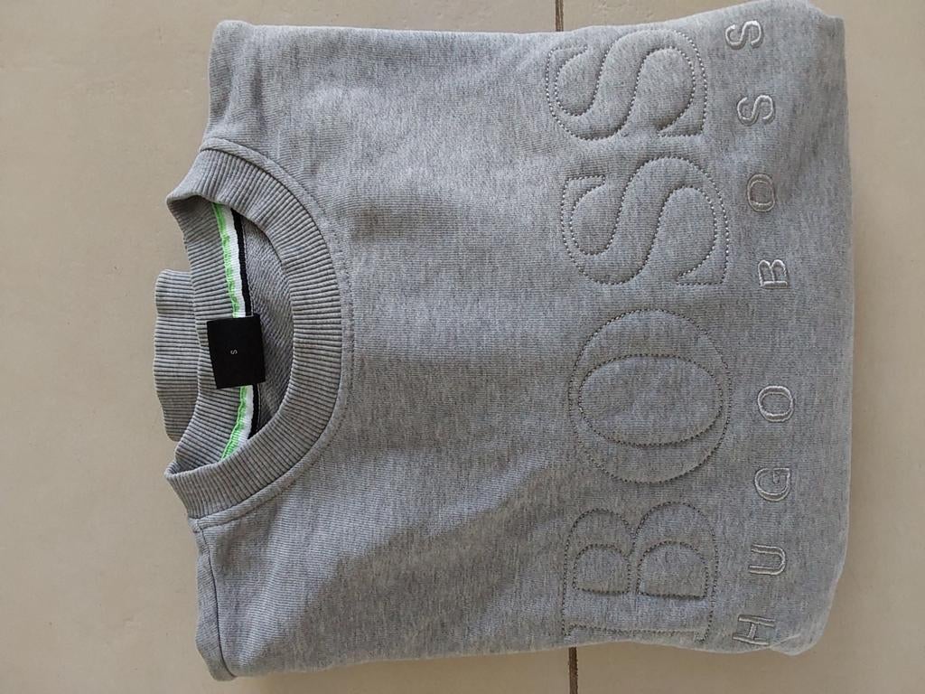 Hugo Boss trui, Kleding | Heren, Truien en Vesten, Ophalen, Zo goed als nieuw, Hugo Boss, Grijs