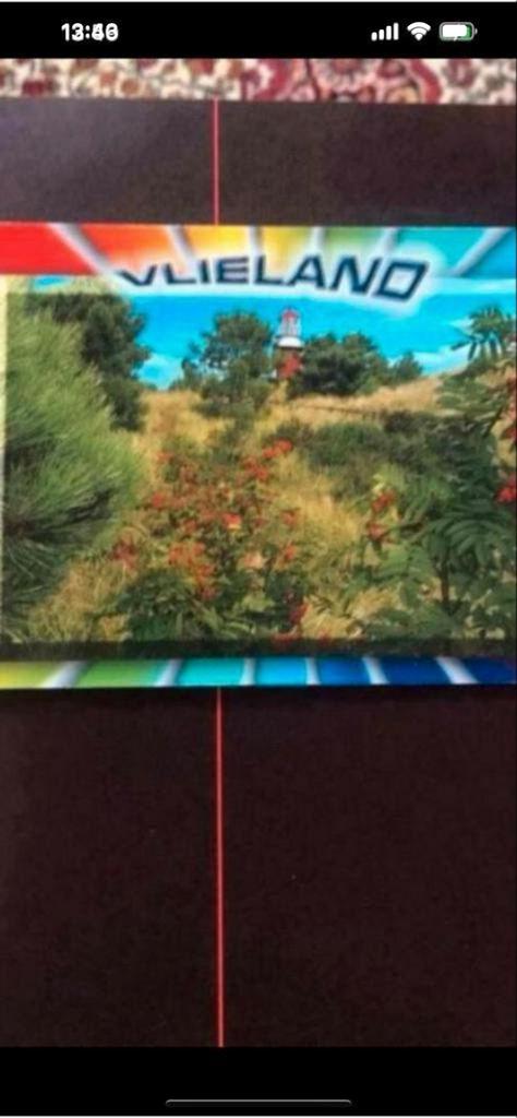 Vlieland vuurtoren - Gelopen ansichtkaart uit 1970, Ophalen of Verzenden, 1960 tot 1980, Gelopen, Waddeneilanden