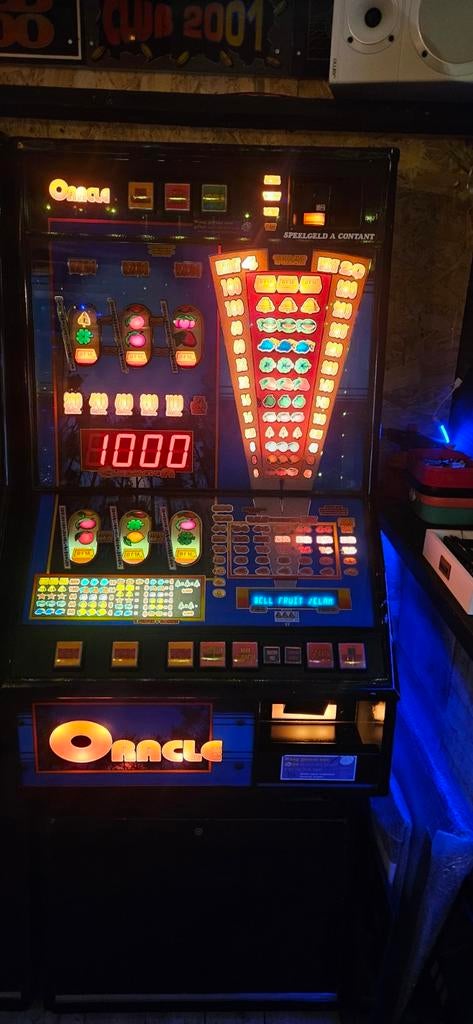Oracle 1000 punter bfm, Verzamelen, Automaten | Gokkasten en Fruitautomaten, Euro, Ophalen of Verzenden, Gebruikt, Met sleutels