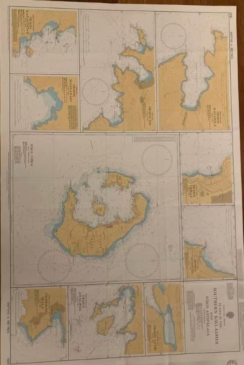 Zeekaarten Middellandse zee, Ophalen of Verzenden, Gebruikt, Overige typen