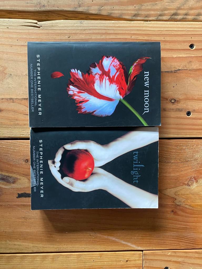 Twilight boeken (Engels) - Twilight en New Moon, Boeken, Romans, Gelezen, Amerika, Ophalen of Verzenden