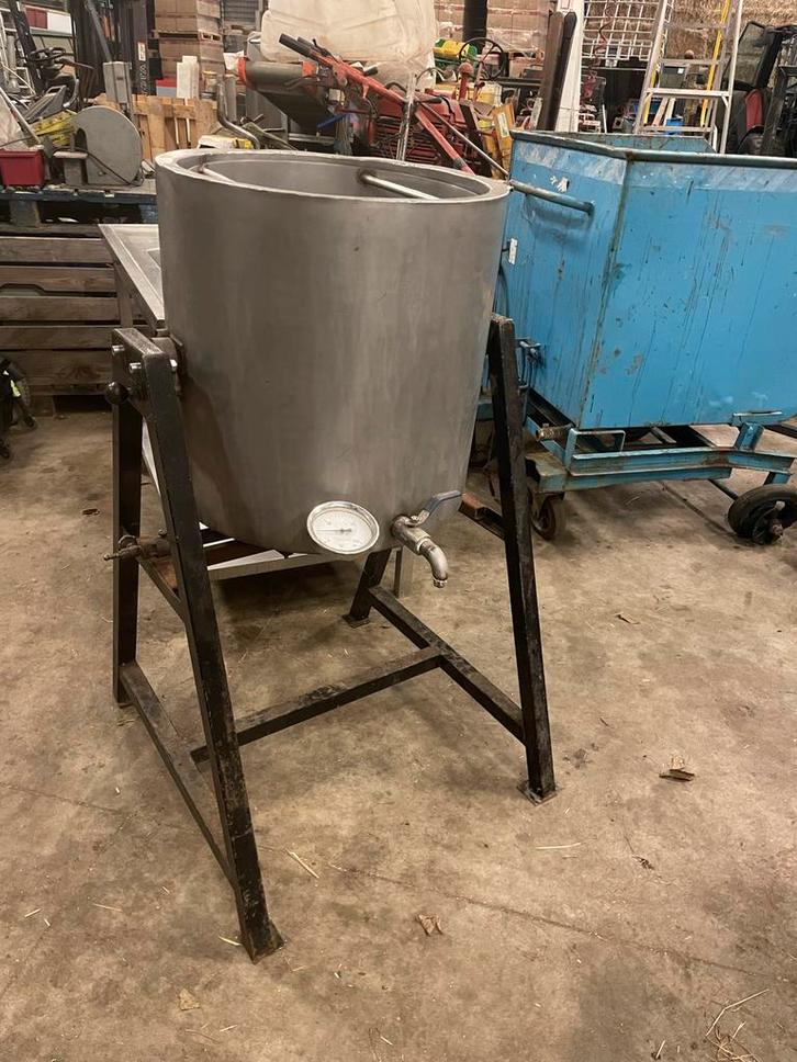 RVS Kookketel brouwketel bierbrouwketel Thermometer en Kraan, Huis en Inrichting, Keuken | Potten en Pannen, Ophalen