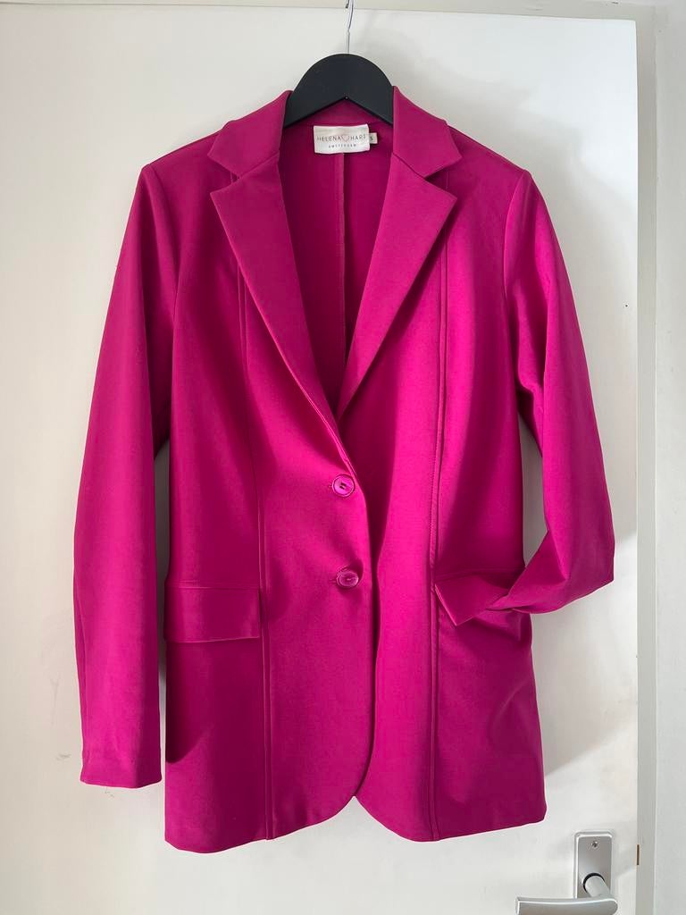Helena Hart Blazer Maat S met Stretch, Ophalen of Verzenden, Zo goed als nieuw, Maat 36 (S), Roze