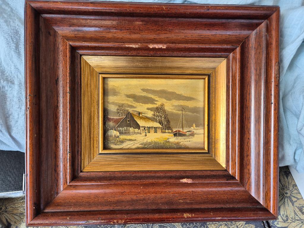 Olieverfschilderij op paneel, Ophalen