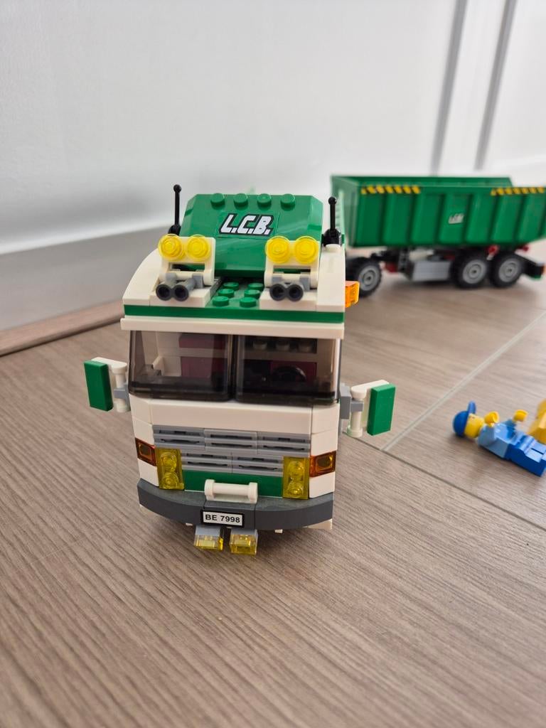 Lego city 7998 vrachtwagen met aanhanger Heavy hauler truck, Kinderen en Baby's, Speelgoed | Duplo en Lego, Lego, Ophalen of Verzenden