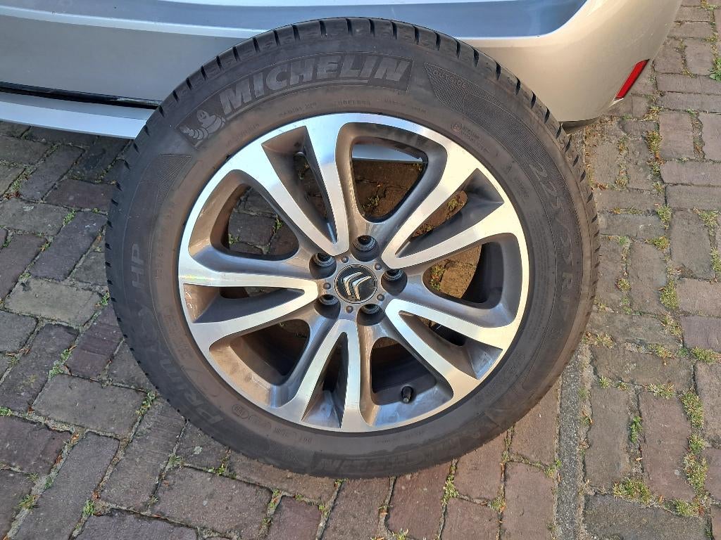 set LM velgen met zomerbanden, Auto-onderdelen, Banden en Velgen, Ophalen, Gebruikt, Velg(en), 17 inch