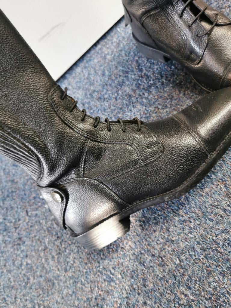 Hkm Latinium style paardrijlaarzen maat 37 XL zwart, Eu, Ophalen of Verzenden, Eu, Hkm