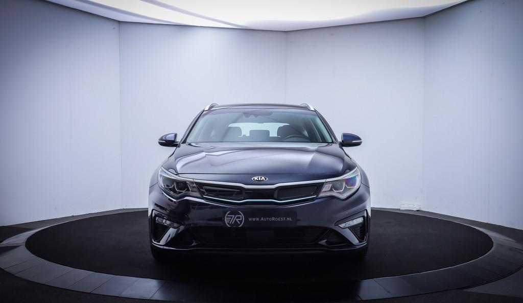Kia Optima Sportswagon 2.0GDI PHEV PREMIUM Executive FULL LE, Auto's, Kia, Gebruikt, Zwart, Leder en Stof, Origineel Nederlands