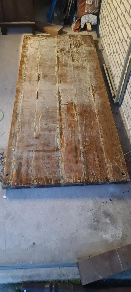 Massief eikenhout tafelblad, Ophalen, Rechthoekig, Eikenhout, 50 tot 100 cm