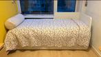 Ikea Flekke bedbank met lades, Huis en Inrichting, Ophalen, Wit, Tweepersoons, Zo goed als nieuw