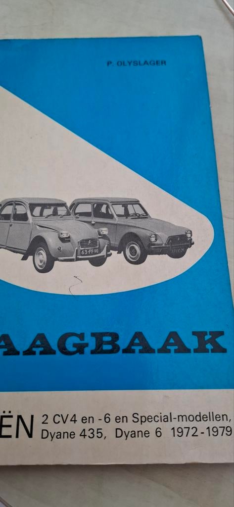 Vraagbaak Citroen 2 CV 4 en -6 en Special-modellen., Ophalen of Verzenden