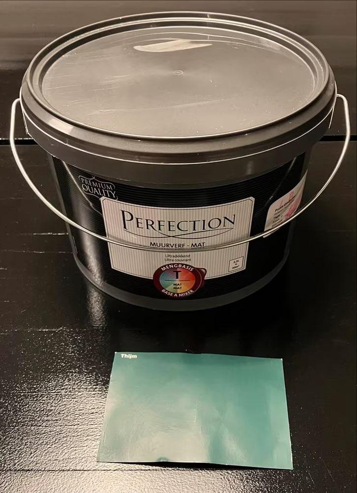 Perfection Muurverf - Thijm Groen, Nieuw, Ophalen of Verzenden, Verf, Minder dan 5 liter