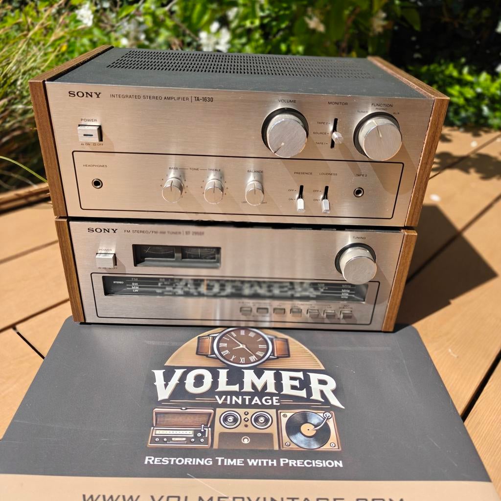Sony TA-1630 versterker + ST-2950F tuner – werkend, Ophalen of Verzenden, Gebruikt, Sony