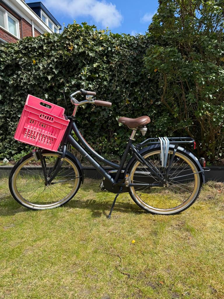 Cortina U4 transportfiets 24 inch, Fietsen en Brommers, Fietsen | Dames | Damesfietsen, Terugtraprem, Versnellingen, Zo goed als nieuw
