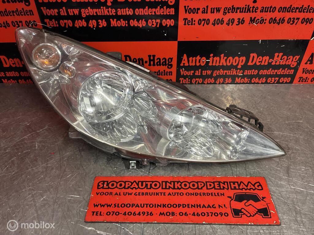 Peugeot 308 ('07-'11) Koplamp Rechts | 1627682080 |, Auto-onderdelen, Verlichting, Gebruikt, Ophalen of Verzenden, Peugeot, Peugeot
