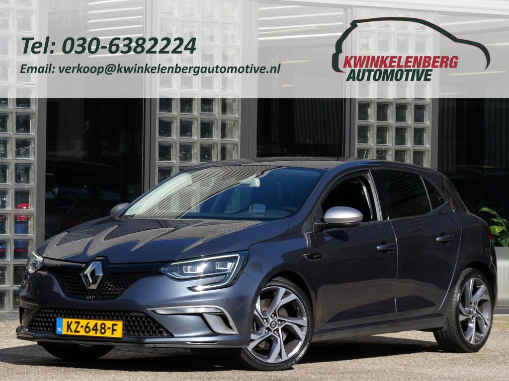 Renault Mégane 1.6TCe 205PK GT/ 4CONTROL/ HEAD-UP/ CARPLAY, Gebruikt, 4 cilinders, Origineel Nederlands, 17 km/l