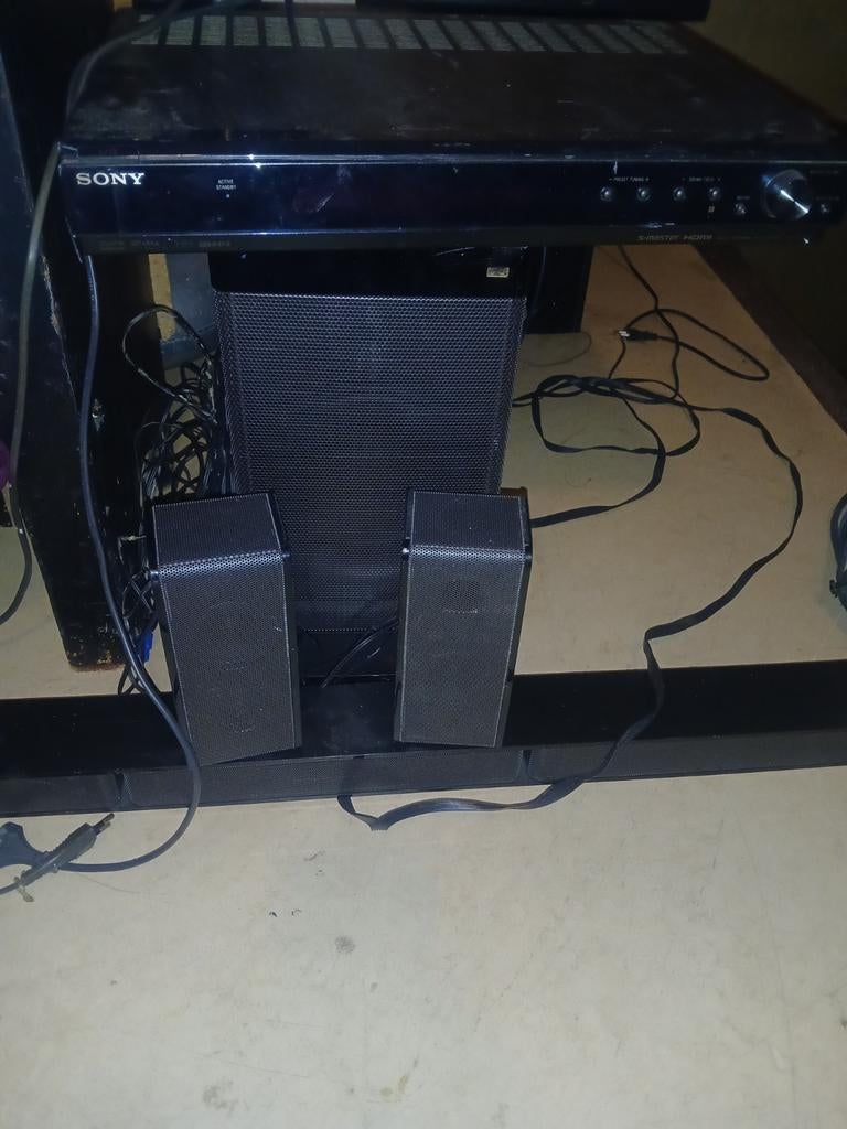 Sony DVD speler met soundbar en subwoofer, Audio, Tv en Foto, Soundbars, Gebruikt, Met externe subwoofer, Ophalen of Verzenden