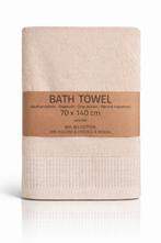 Partij beige badhanddoeken 70x140cm - 460GSM