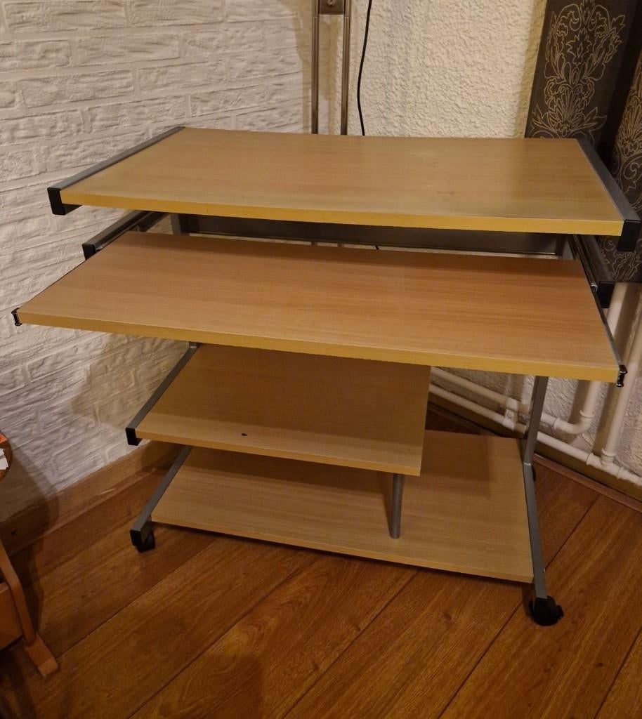 burotafel 80 x 45 x H 80cm, Huis en Inrichting, Bureaus, Hout, 45 cm, Zo goed als nieuw, Overige merken