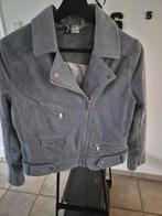 Bikerjack van H&M maat 36/38 lichtblauw, Ophalen of Verzenden, Zo goed als nieuw, Maat 36 (S), Blauw