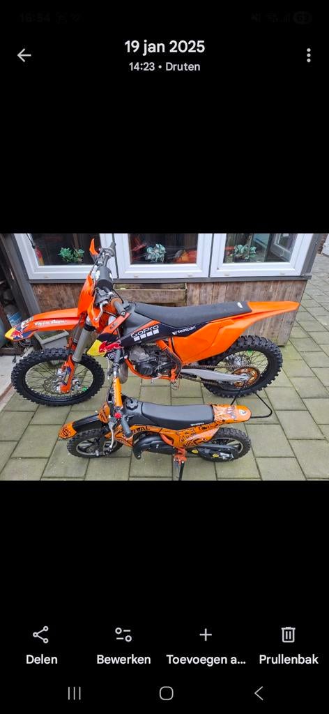 Mini crossmotor  50 cc, Ophalen, Zo goed als nieuw, Overige merken