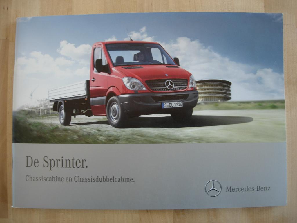 Mercedes Sprinter Brochure 2010 Chassis Cabine, Boeken, Zo goed als nieuw, Mercedes-Benz, Mercedes, Ophalen of Verzenden