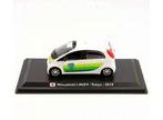 Atlas 1:43  Mitsubishi I-miev - Tokyo Taxi - 2010 wit groen, Overige merken, -, Nieuw, Ophalen of Verzenden