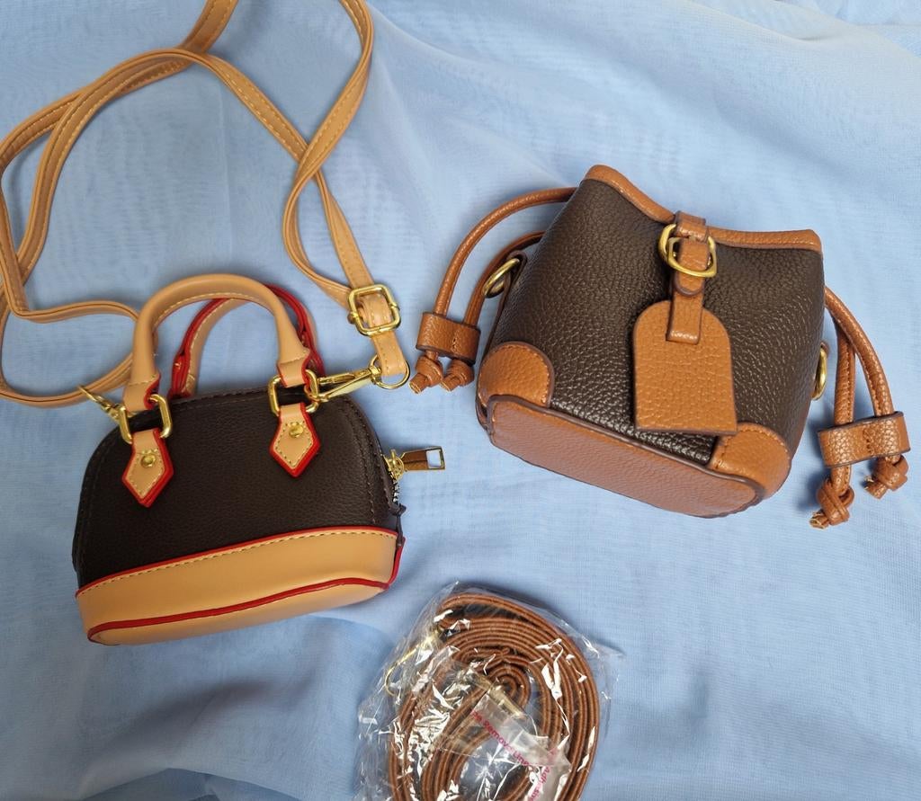 Set van 2 mini tasjes geld tasje portemonnee, Ophalen of Verzenden, Nieuw