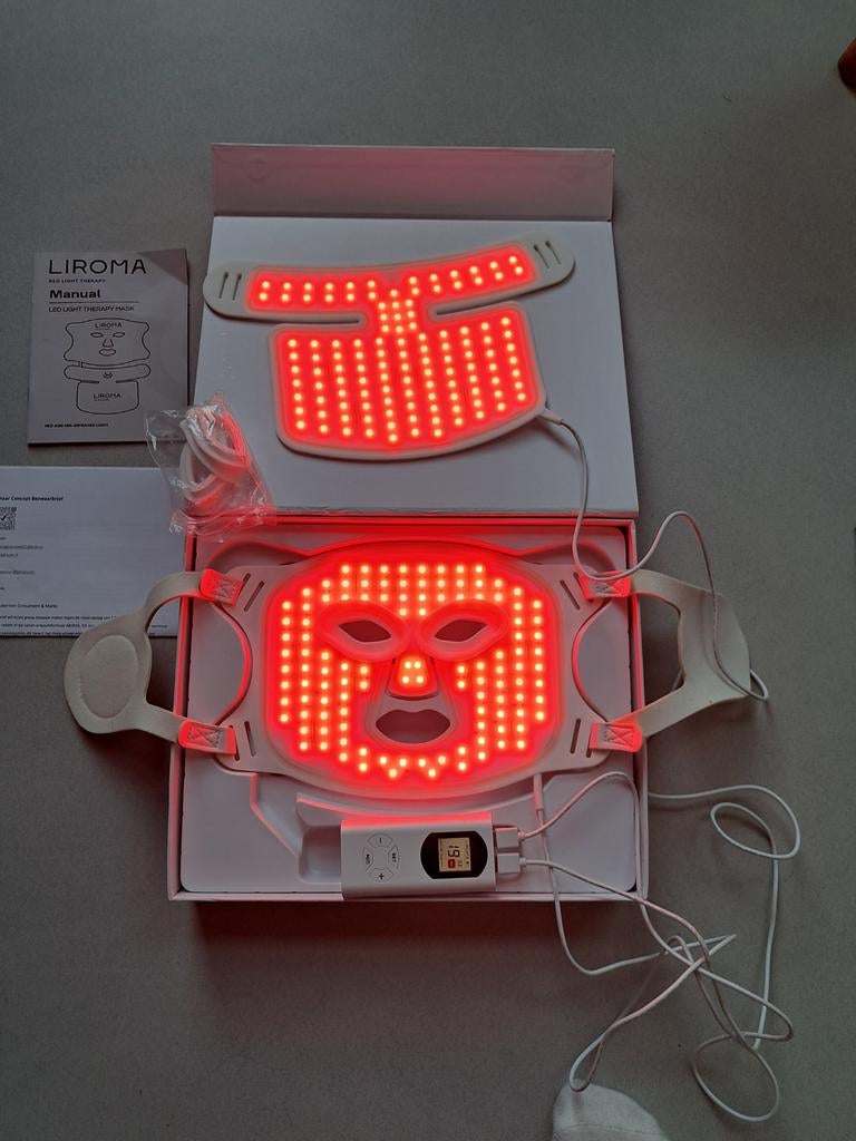 Liroma LED Light Therapy Mask, Sieraden, Tassen en Uiterlijk, Uiterlijk | Gezichtsverzorging, Ophalen of Verzenden, Gehele gezicht