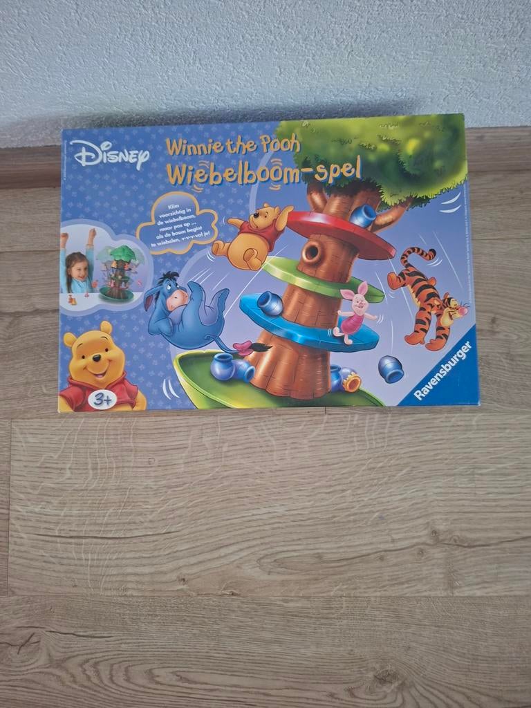 Disney Winnie the Pooh Wiebelboom-spel Ravensburger, Een of twee spelers, Ophalen, Gebruikt, Ravensburger