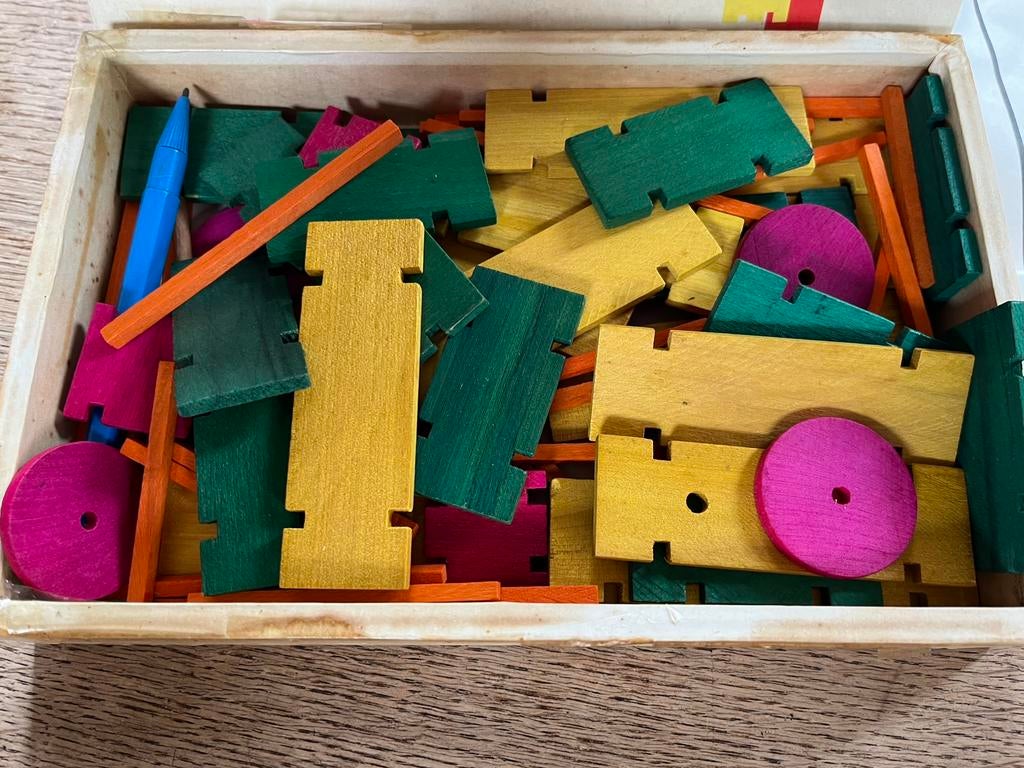 Constructie speelgoed, van hout, Ophalen of Verzenden