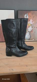 Leren laarzen "hush puppies" 40,5, Ophalen of Verzenden, Zo goed als nieuw, Zwart, Hoge laarzen