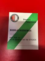 oude doorlaatingsbewijs stadion feijenoord rotterdam, Tickets en Kaartjes, Seizoenskaart, Eén persoon