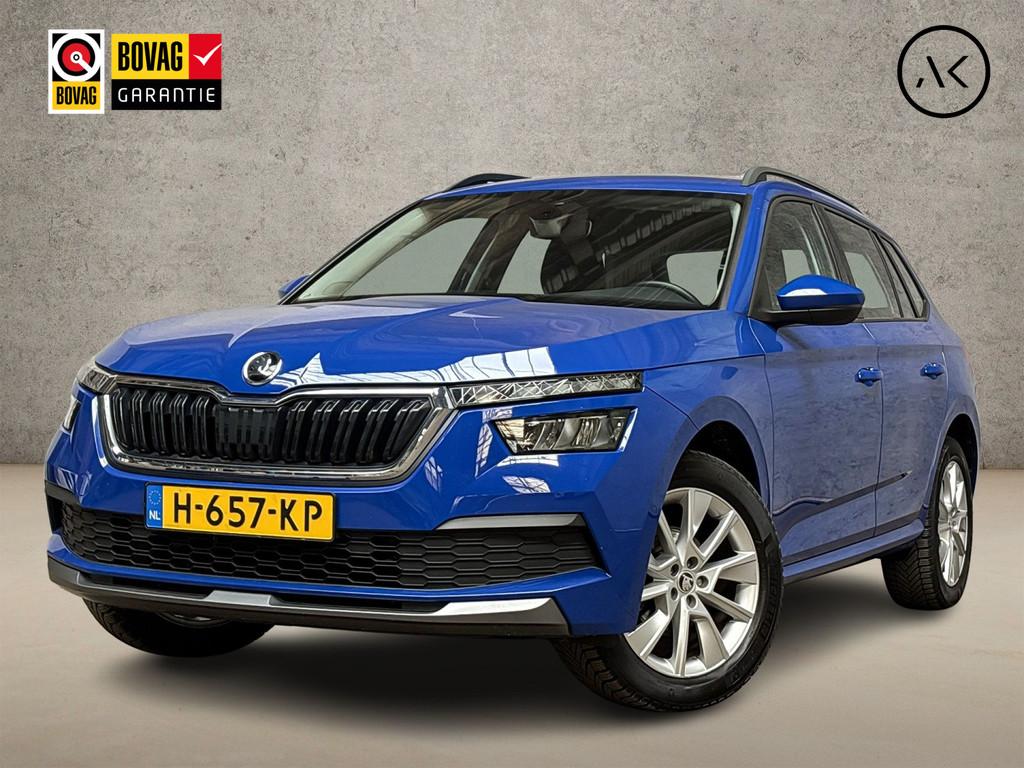 Skoda Kamiq 1.0 TSI Sport (VIRTUAL COCKPIT, APPLE CARPLAY, G, Voorwielaandrijving, Stof, Gebruikt, Blauw