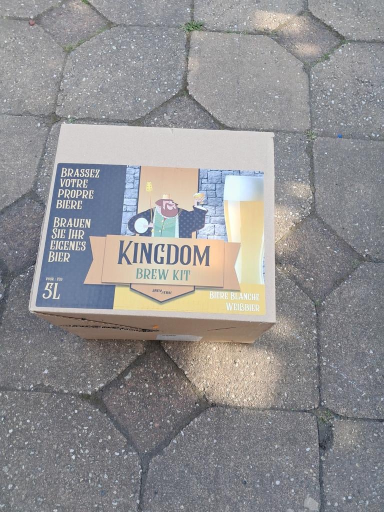 Kingdom Brew Kit - Witbier (5L) - Brouw je eigen bier!, Ophalen of Verzenden, Nieuw