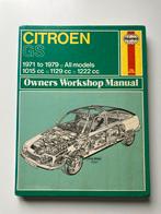 Haynes Werkplaatshandboek Citroën GS (1971-1979), Ophalen of Verzenden