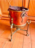 Antieke Koperen Samovar Vuurkorf - Uniek Decoratiestuk, Antiek en Kunst, Antiek | Koper en Brons, Ophalen of Verzenden