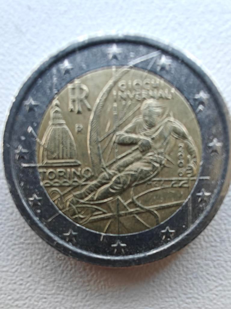 Herdenkingsmunt Olympische spelen Torino, Postzegels en Munten, Munten | Europa | Euromunten, Ophalen of Verzenden, Griekenland